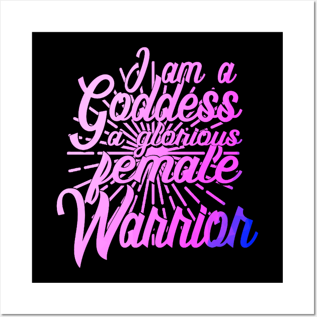 Pawnee Goddesses - Feminist Parks and Rec Quote Wall Art by ballhard